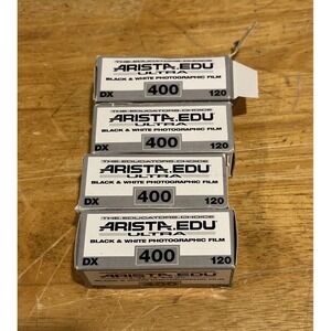 4 Artista EDU Ultra 400 Black and White Negative Film‎ Rolls 120 3/2015